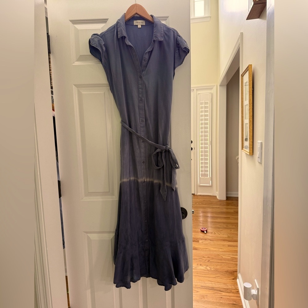 Blue Ombre Anthropologie  Dress